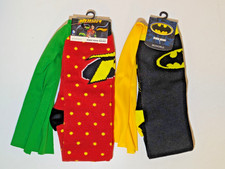 Caped BATMAN Socks Novelty Socks - Teen / Adult One Size - NEW - YOU PICK