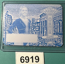 Olivia Dunne 1/1 2024 Leaf Printing Plate Multi Sport Livvy One of One Cyan 6919