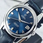 OMEGA SEAMASTER CALENDAR AUTOMATIC 24 JEWELS CAL.562 DATE BLUE DIAL MEN'S WATCH
