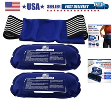 Versatile Hot & Cold Gel Packs for Muscle and Joint Pain Relief - 3 Pieces