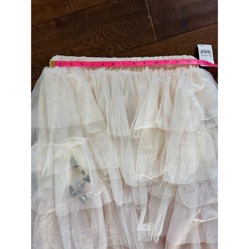 Wicked X Paul Tazewell Target Glinda Tulle Pink Tan Midi Skirt Cream Women's M - Picture 5 of 7