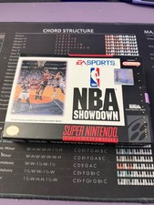 AUTHENTIC Nintendo SNES 1993 EA NBA SHOWDOWN  BOX ONLY  GREAT CONDITION 