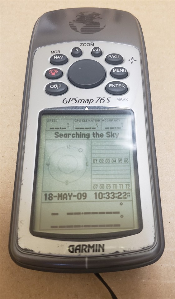 Used Ebay Gps Garmin GPSMap 76S Handheld GPS Unit VG Used Condition in Box w Original ...