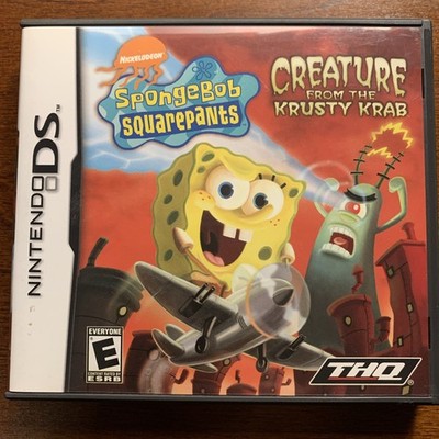 SpongeBob Creature From The Krusty Krab (Nintendo DS) ****Case ONLY / No Game /