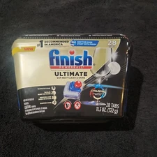 Finish Powerball Automatic Dishwasher Detergent Ultimate Clean Cyclesync 28 Tabs