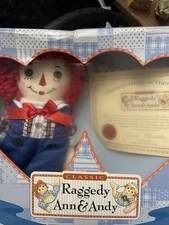 Knickerbocker Raggedy Ann & Andy Dolls Vintage