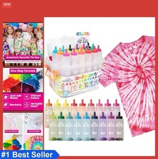 Tie Dye Kit 18 Bottles 14 Colors 36 Projects Group Activity Camp Party Supplies