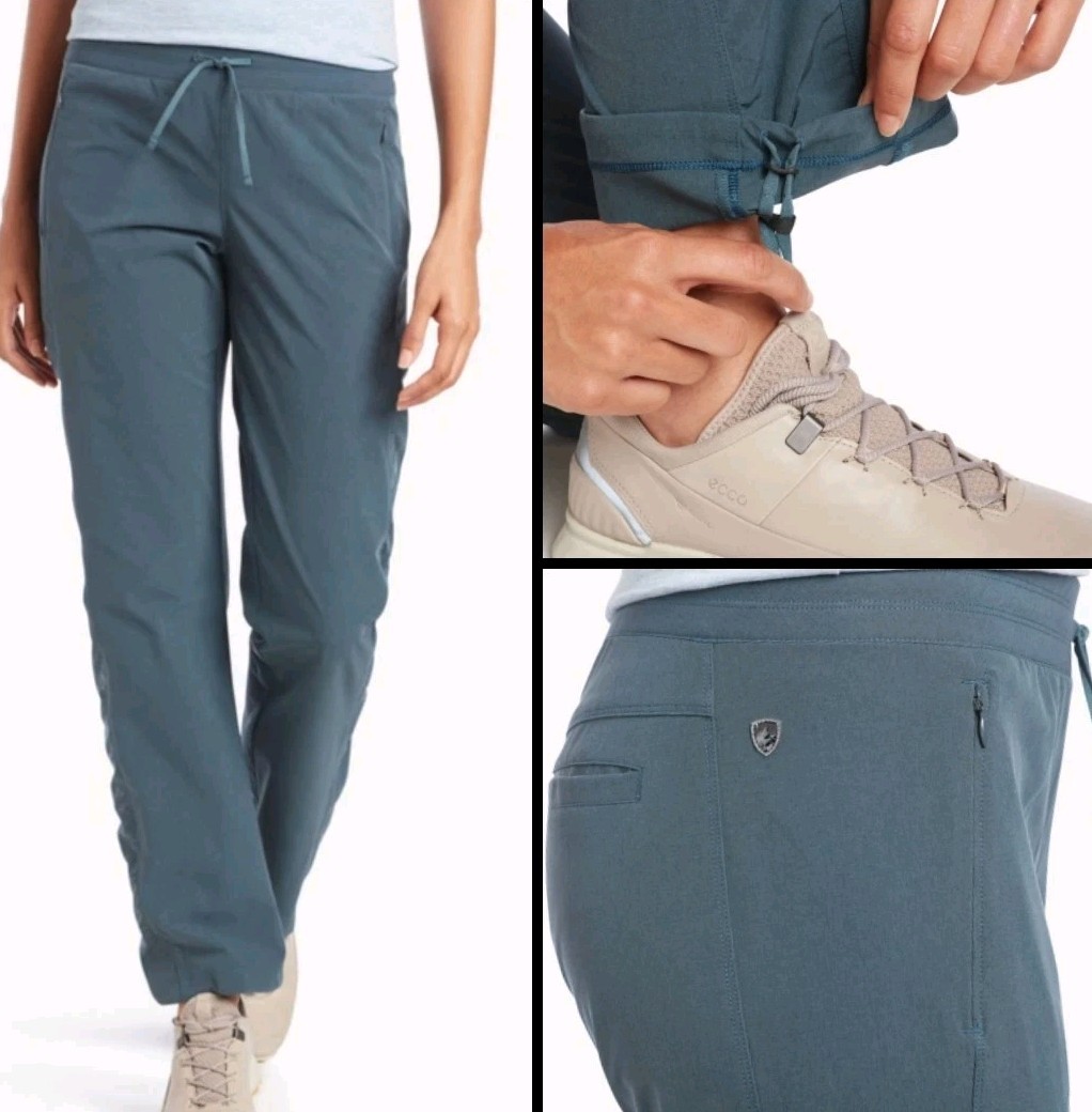 Kuhl Women’s Freeflex Move Pants Hiking Travel Outdoor Joggers Rainstorm! Size S