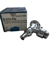 T&S Brass B-0737 Single Temperature Wall Mount Sill Faucet w/ Loose Key Stop