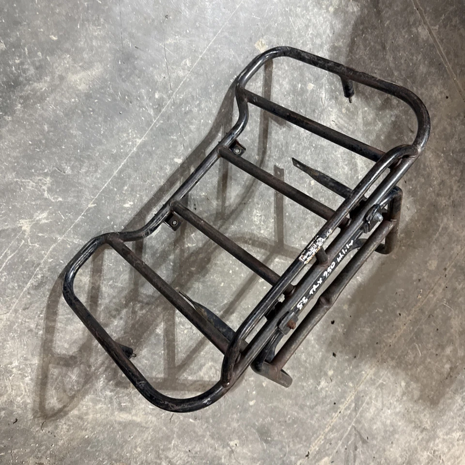 1985 - 1987 Honda Trx250 Fourtrax Utility Atv Complete Front Rack And Push Bar Foto 3 de 4