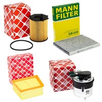 Filter Set Kraftstoff- ÖL- Luft- Innenraum- FüR Ford Fiesta VI 1.6 75 90 95 PS