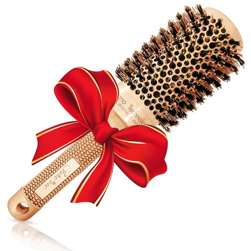 Frizz-Free Blow-Drying Brush - 10'' Boar Bristle & Nylon Pins for Long Hair - Picture 3 of 8
