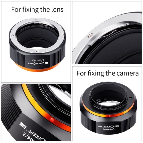 K&F Concept Lens Adapter Pro For Olympus OM Mount Lens to Micro 4/3 MFT Camera - Picture 9 of 11