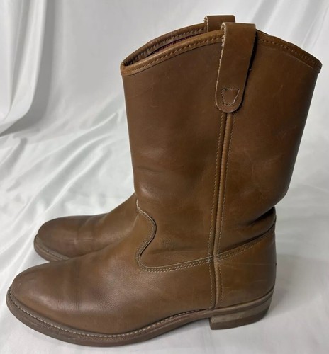 Cabelas Stiefel Herren 11,5 D Leder Vintage 90’s Vibram Gore-Tex Braun Pull-On - Bild 6 von 21