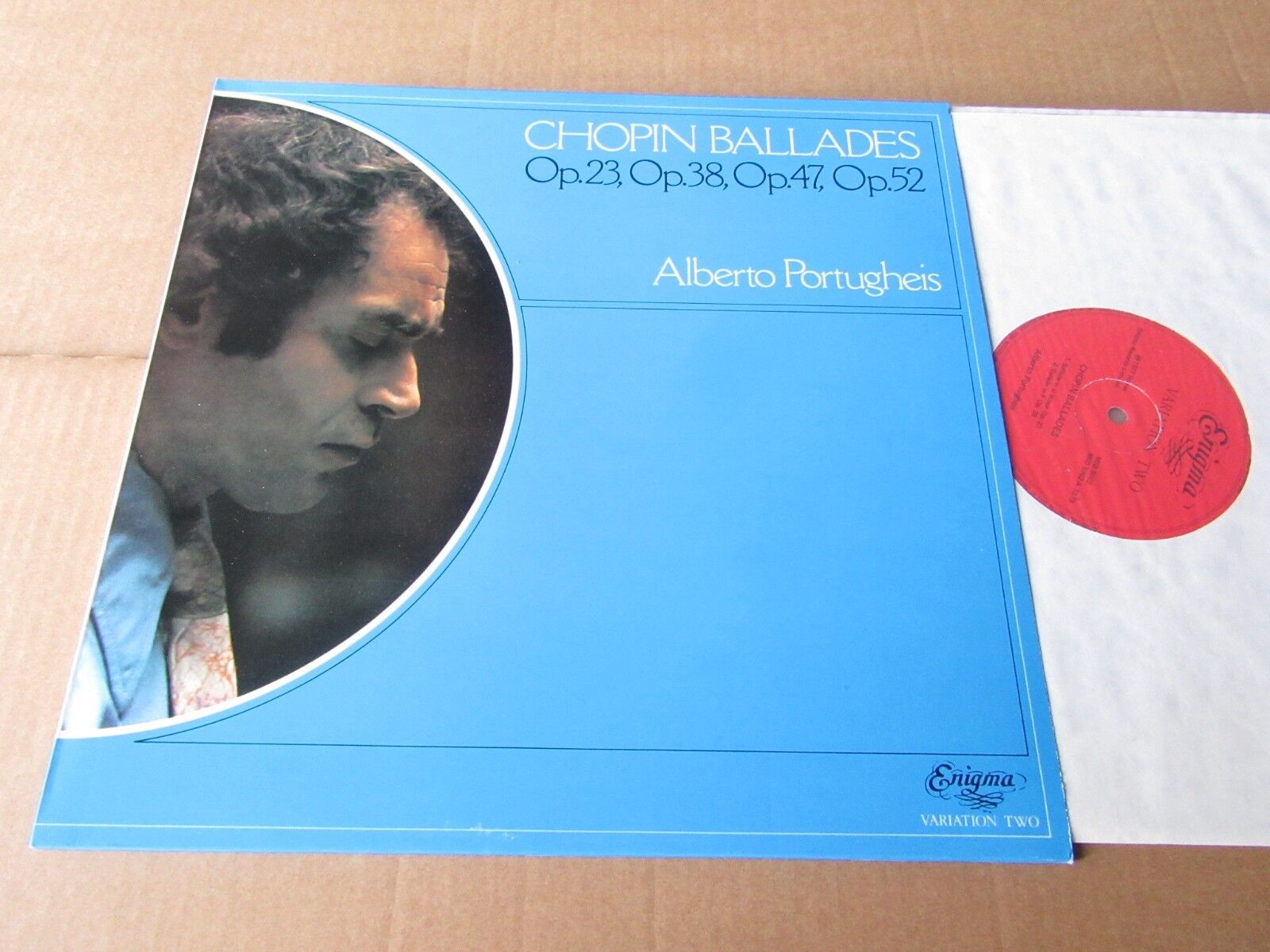 ALBERTO PORTUGHEIS CHOPIN BALLADES OP 23 38 47 52 ENIGMA LP UK RARELP 1977