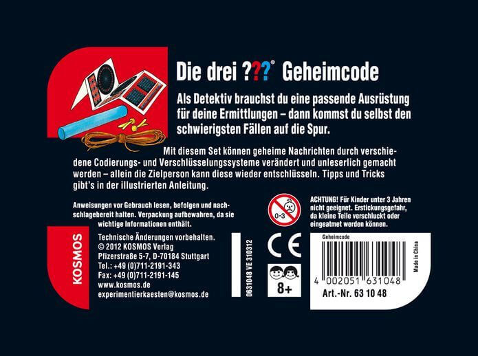 Thumbnail - Kosmos Die Drei ??? Geheimcode Detektiv - Set