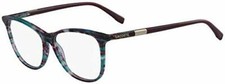 NEW LACOSTE L 2822 444 Striped Aqua Cyclamen Eyeglasses 53mm with Lacoste Case