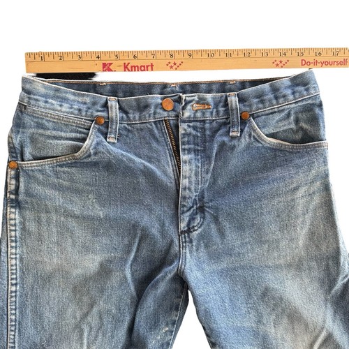 Wrangler Herren 30”x 28” 13MWZ Cowboy Schnitt Jeans 100 % Tapered Baumwolle Denim USA - Bild 10 von 10