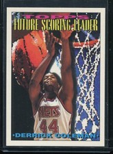 1994 Topps Basketball Future Scoring Leader Derrick Coleman #388 New Jersey Nets