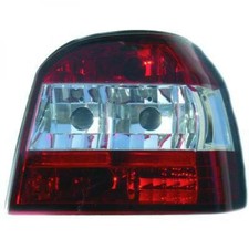Rückleuchten Set Passend für VW Golf 3 91-97 Klarglas/Rot-Weiss