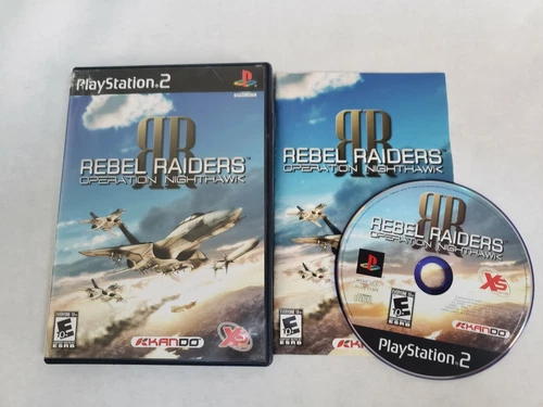 Rebel Raiders Operation Nighthawk Sony PlayStation 2 Ps2 Video Game Fast US Ship
