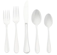 20 Piece Everyday Flatware Set, Service For 4