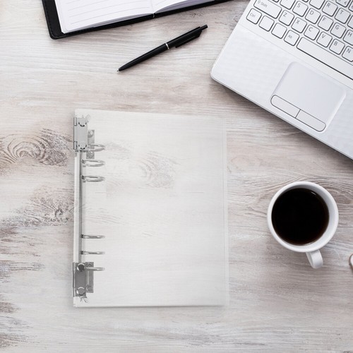 Notebook Cover Binder Shell Clear Binder Cover Acrylic View Binder Reusable - Picture 12 of 12