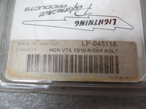 LIGHTNING PERFORMANCE RISER BOLTS 13/18 HONDA VTX - Picture 2 of 2