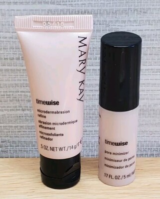 Mary Kay Timewise Set Microdermabrasion Refine .5 oz/Pure Minimizer.17oz Exp.18