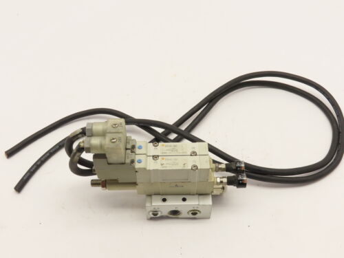SMC SY5140-5DZ Magnetventile 2-Positionen 5-Port 24VDC Spule mit Basis