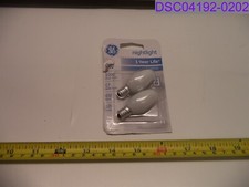 Qty  18 Bulbs 9 Packs of 2 : GE Night Light Bulbs White P/N 1046897