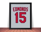 Framed Jim Edmonds Photo Picture former St. Louis Cardinals / 8x10 11x14 (jz g)