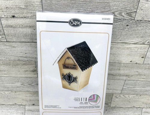 Brandneu Sizzix Würfel Vogelhaus 3-D #658451 - Bild 2 von 5