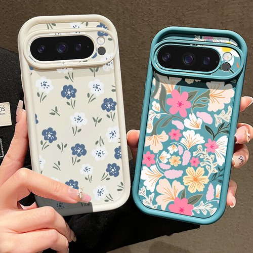 Phone Case For Google Pixel 9 Pro XL 8 Pro 8A Flower Silicone Soft Back Cover - Picture 3 of 18