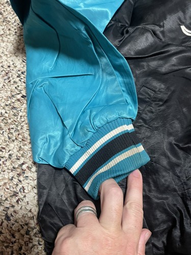 Florida Marlins Satin Jacket Diamond Collection by Starter Size XXL Vintage - Picture 8 of 8