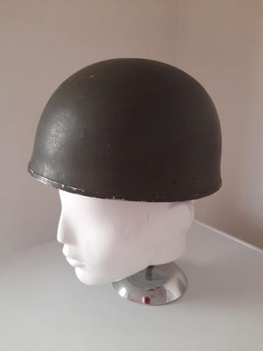 Original British RAC Steel Army Tank Crew Helmet Dated 1954 - Picture 2 of 20