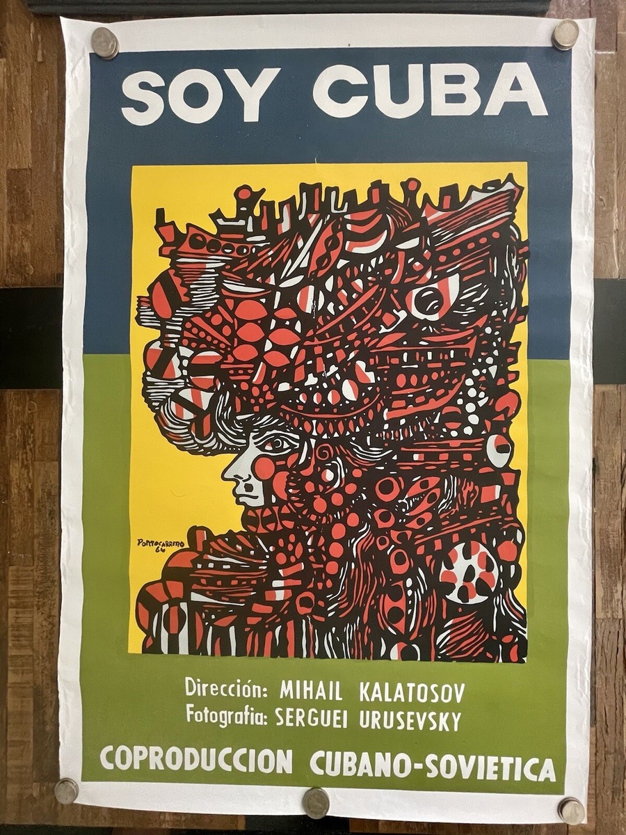 I am Cuba/ Soy Cuba Silkscreen Movie Poster, ICAIC 1966. Dir