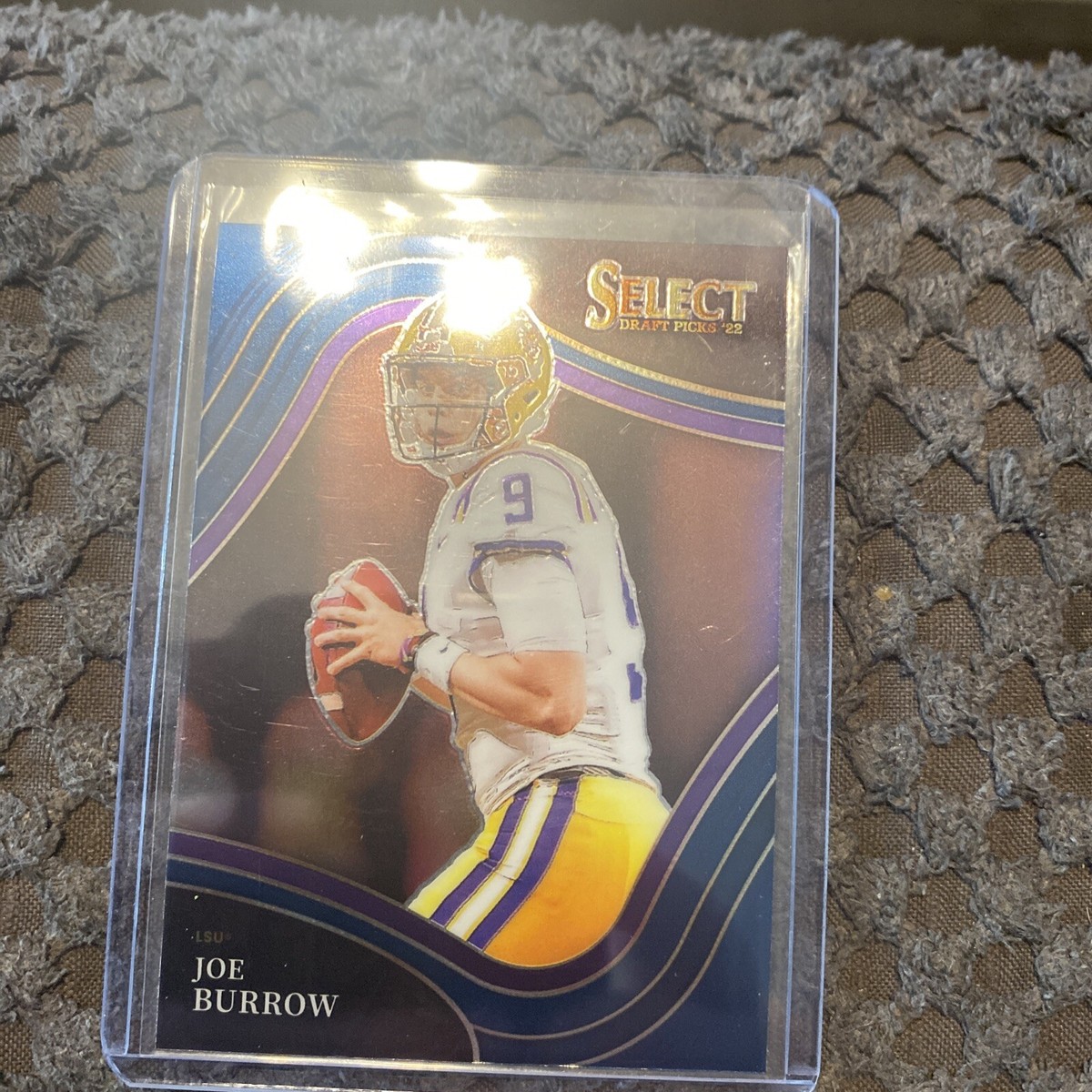 2022 Select Draft Picks Joe Burrow Blue Field Level #141 LSU