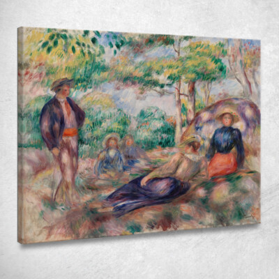 Riposo Nell'Erba Le Repos Sur L Herbe Pierre-Auguste Renoir, par432 Quadro Stempel