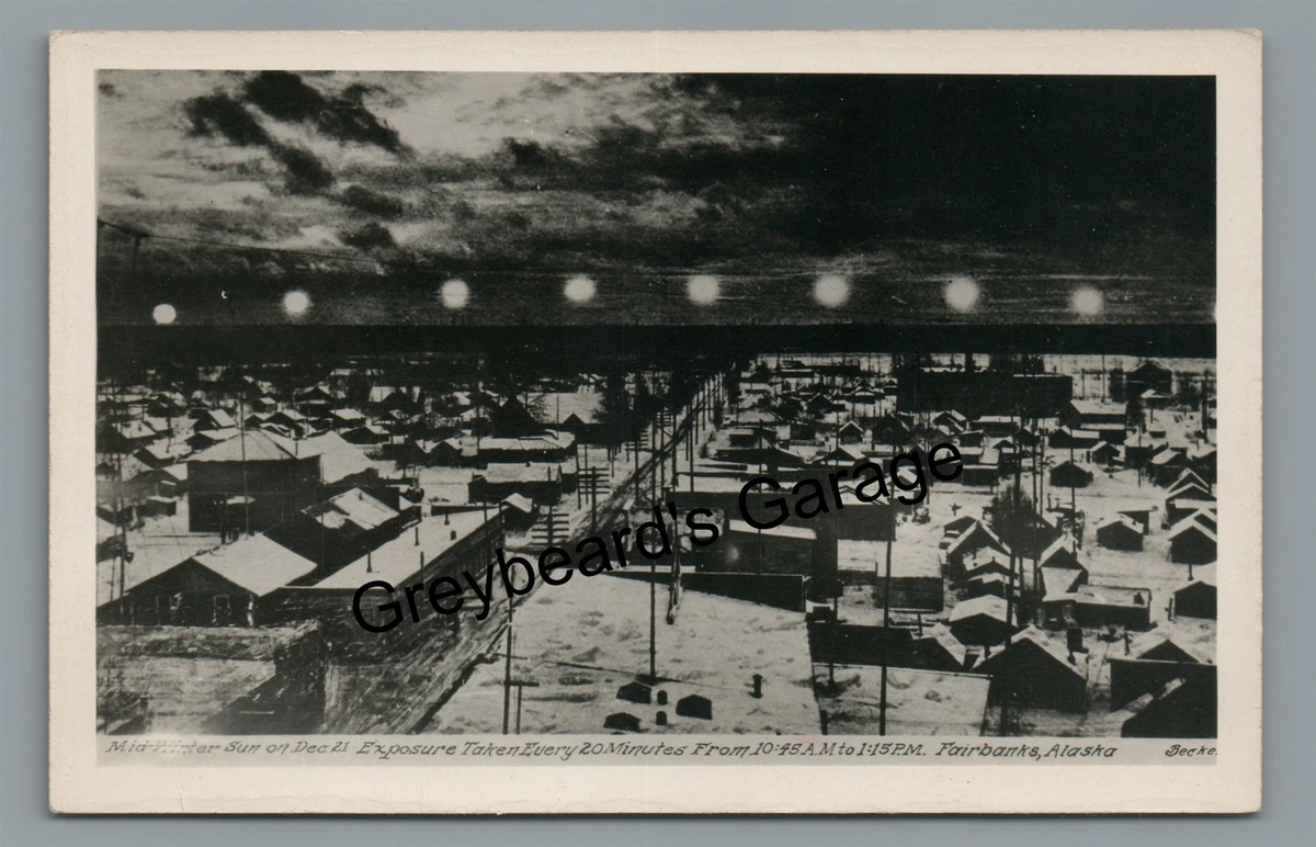 Carte Postale Vintage CPA U.S. Alaska 'Flirting In Alaska' – Photo Réelle (b4496)