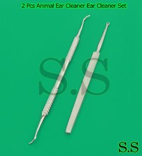 2 Pcs Set Animal Ear Cleaner Ear Cleaner tooth scraper cleaner Pet Cat Dog