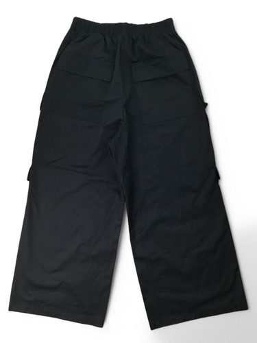 Cactus Jack x Travis Scott Cargo Baggy Wide Leg Pants Size Large Black Pull-On - Picture 3 of 13