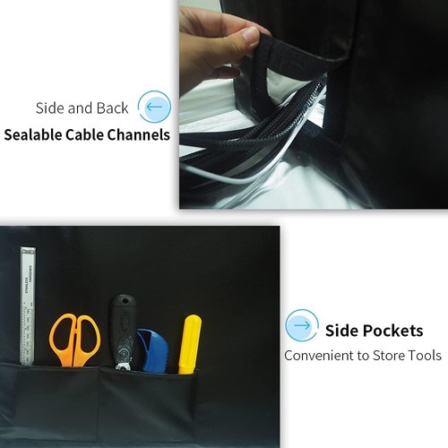 Durable Heat Resistant 3D Printer Enclosure with Noise Reduction - 635*535*750mm - Picture 8 of 8
