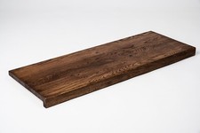 Treppenstufe Eiche Wildeiche 16 mm gebürstet Walnuß geölt DL Fenstersims Regal