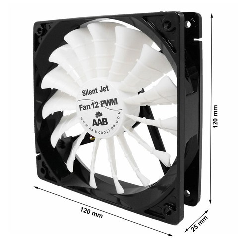 AABCOOLING SILENT JET FAN 12 PWM - PC GEHÄUSE LÜFTER 120mm, KRAFTVOLL - 100 CFM - Bild 3 von 10