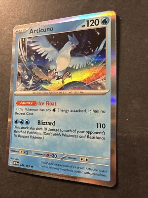 2023 Pokémon 151 Articuno 144 /165 English TCG Holographic