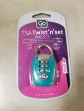 Design Go Travel TSA Twist 'N' Set Lock- Blue