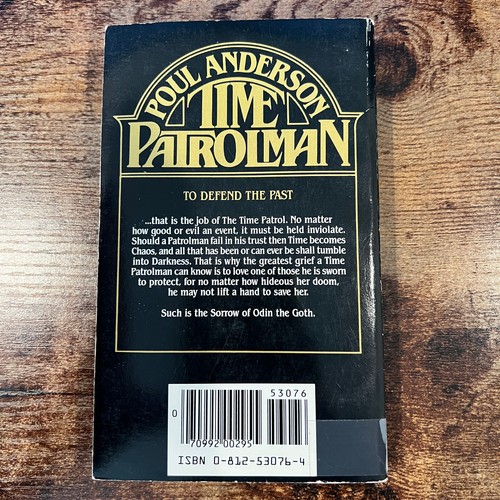 Time Patrolman (Time Patrol #2) by Poul Anderson PB 1st Tor (1983) - 第 3/4 張圖片