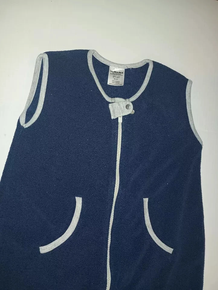 Baby Deedee Sleep Kicker Pavo Real Saco de Dormir Manta Usable Azul Marino Talla 2T-4T B001 Foto 3 de 4