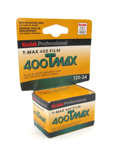 Kodak Professional T-MAX 400 Black and White 35mm Film - 24 EXP Expired 04/2006